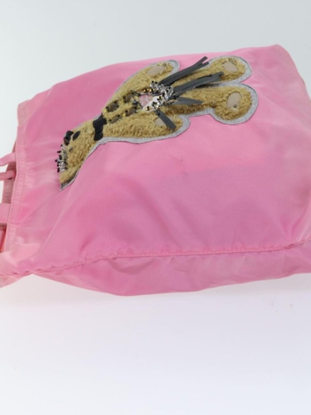 PRADA Hand Bag Nylon Pink Auth yk11651 - Picture 4 of 16